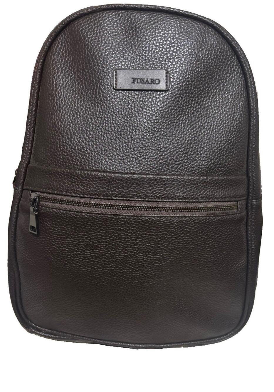 Luigi Fusaro Napoli Mens PLU Leather Backpack, Made in Italy, Isaia, EUC